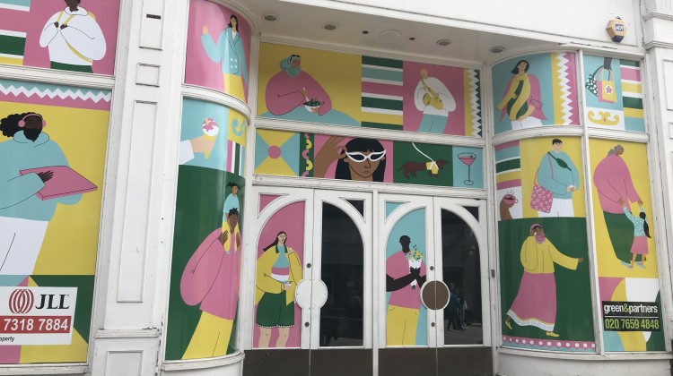 THE CITY COMES TO LIFE WITH EYE-CATCHING ART WORK THE CITY COMES TO LIFE WITH EYE-CATCHING ART WORK