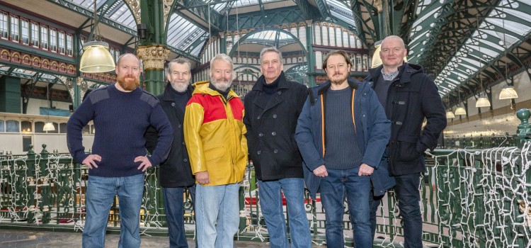 CAST OF FISHERMAN’S FRIENDS GROUPER AT KIRKGATE MARKET CAST OF FISHERMAN’S FRIENDS GROUPER AT KIRKGATE MARKET