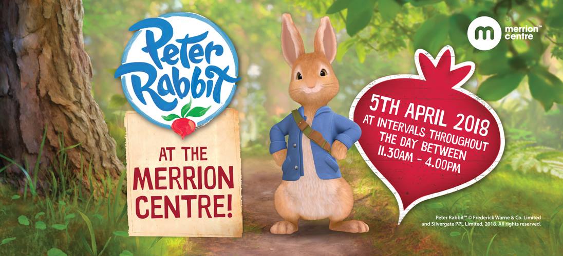 Peter Rabbit Merrion Centre Easter