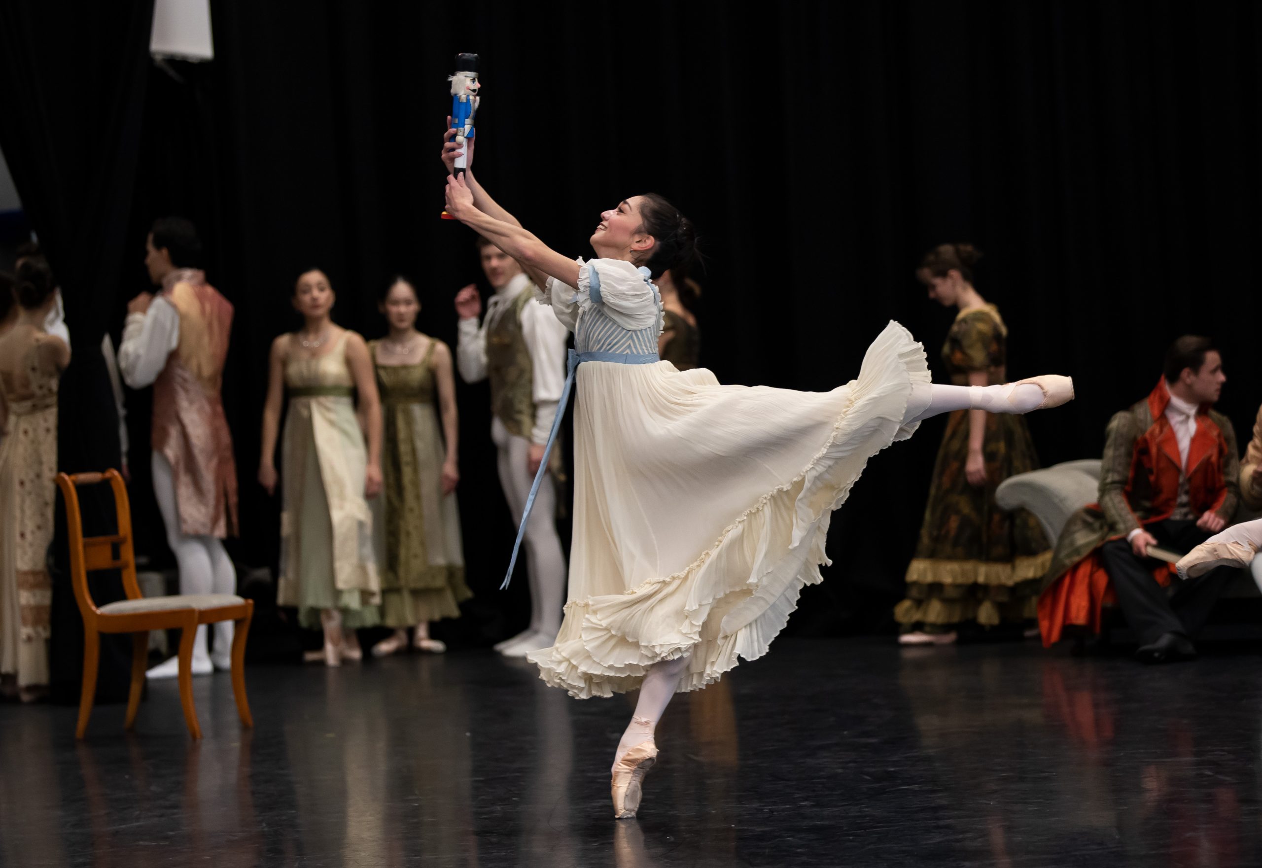 The Nutcracker, 2022, Rehearsal, Rachael Gillespie as Clara. Photo